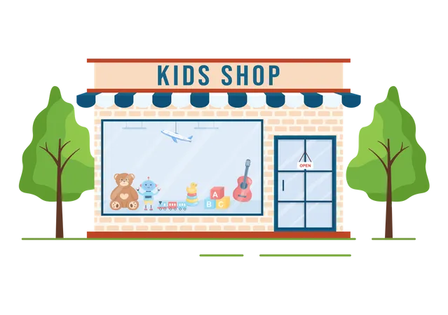Kids Shop  イラスト