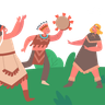 illustration for traditional costume