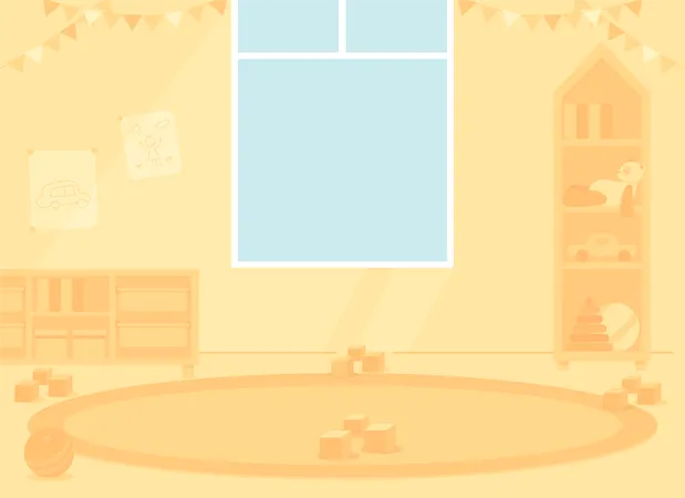 Kindergarten room  Illustration