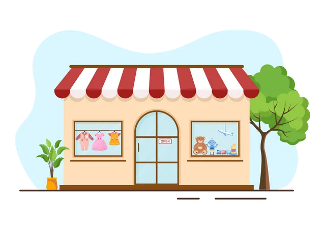 Kindershop  Illustration