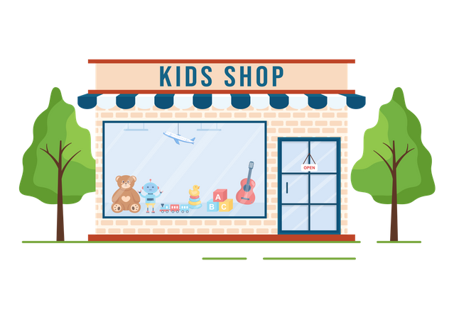 Kindershop  Illustration