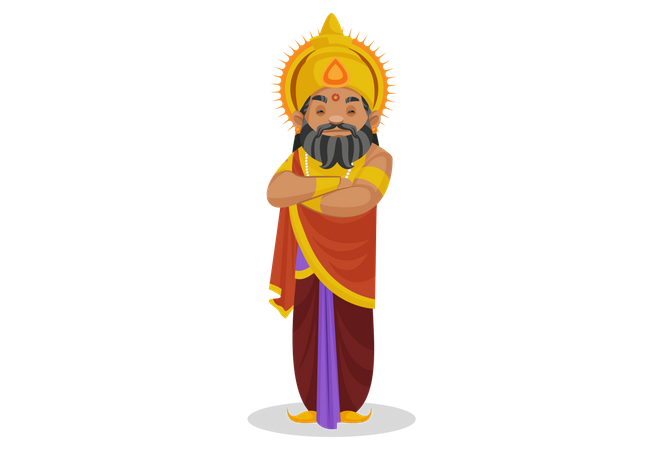 King Dhritarashtra  イラスト