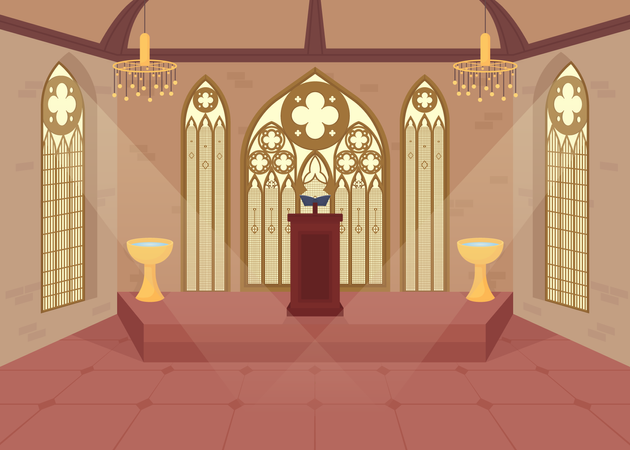 Kirche  Illustration