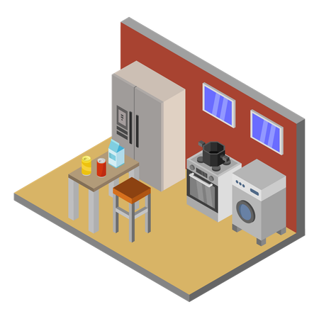 Kitchen decor  Illustration