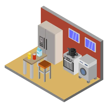 Kitchen decor  Illustration