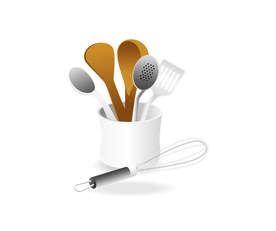 Kitchen utensil place  Illustration