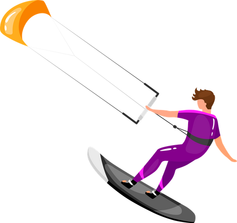 Kitesurf  Ilustração