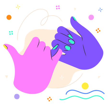 Kleiner Finger  Illustration