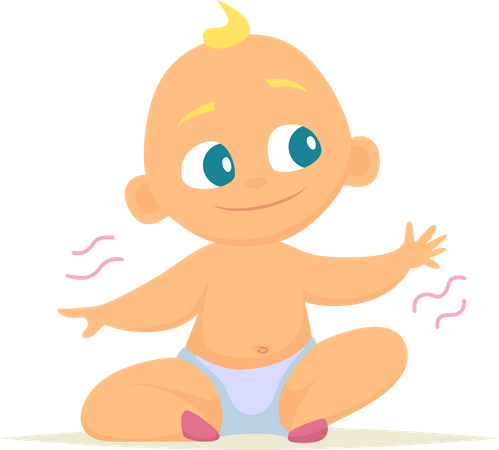 Kleines Baby  Illustration