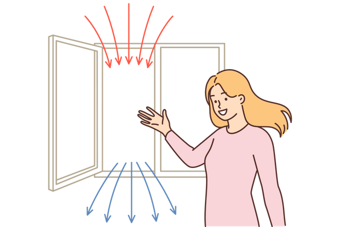 Klimaanlage  Illustration