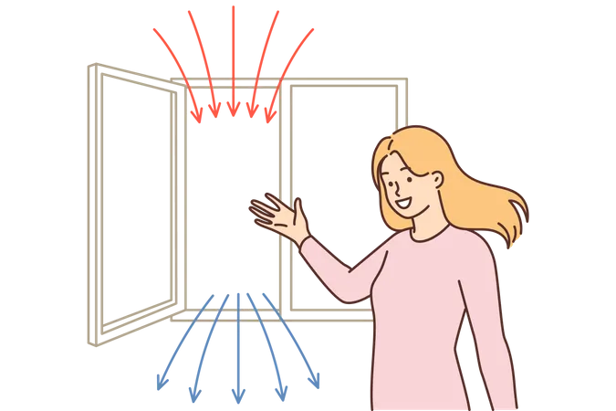 Klimaanlage  Illustration