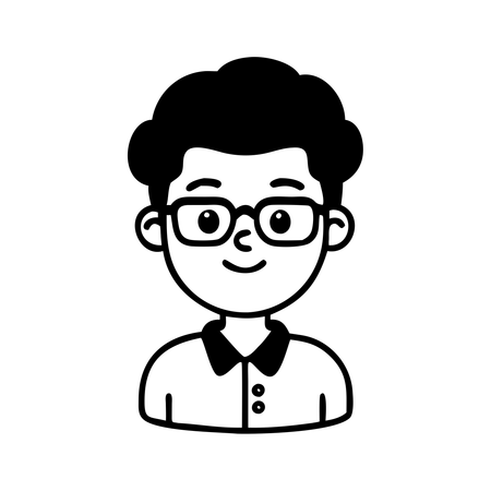 Schlauer Mensch  Illustration