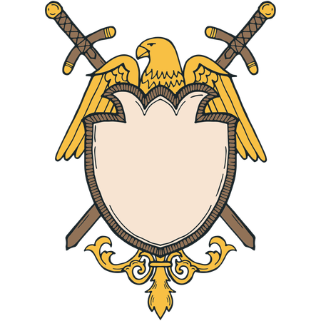 Knight Badge  Illustration