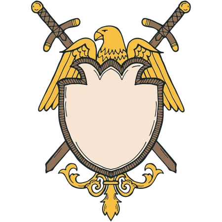 Knight Badge  Illustration