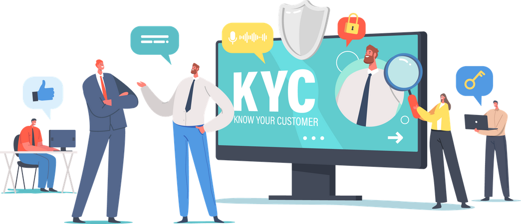 Know Your Customer  Illustration