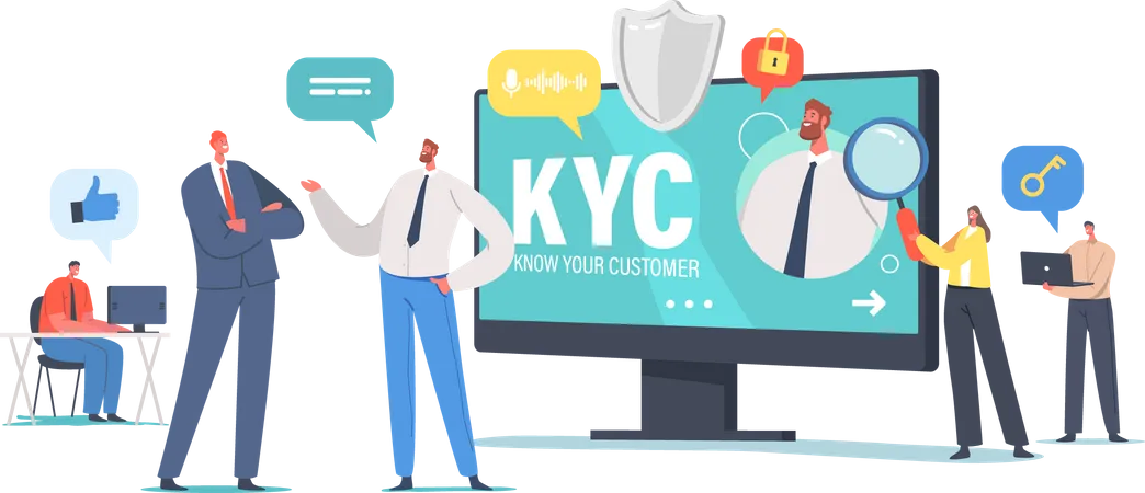 Know Your Customer  Illustration