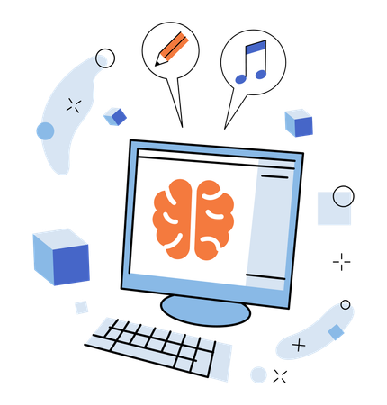 Knowledge ecosystem thrives in fertile soil machine learning and algorithms  Illustration