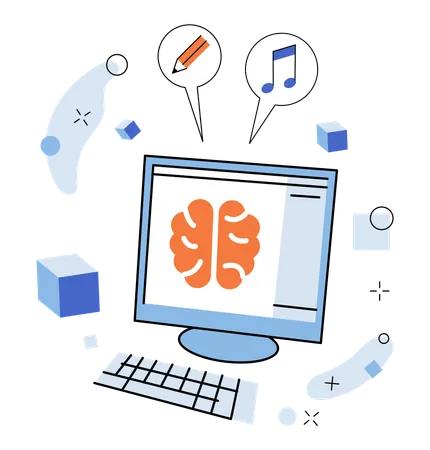 Knowledge ecosystem thrives in fertile soil machine learning and algorithms  Illustration