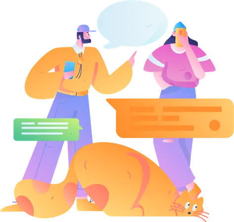 Kollektive Kommunikation  Illustration