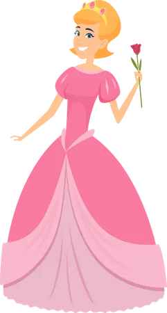 Königliche Prinzessin  Illustration