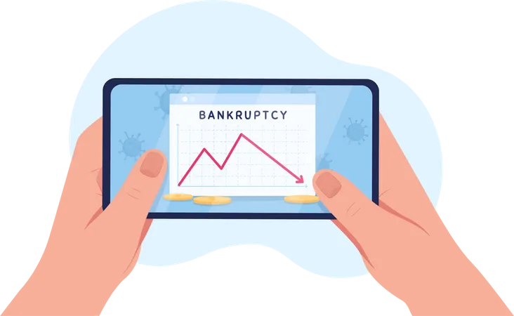 Insolvenzstatistik  Illustration