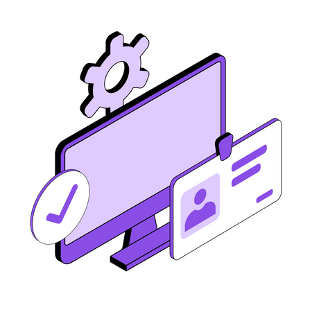 Kontoverwaltung  Illustration