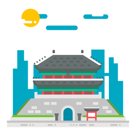 Korea gate  Illustration