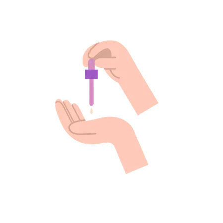 Körperserum  Illustration