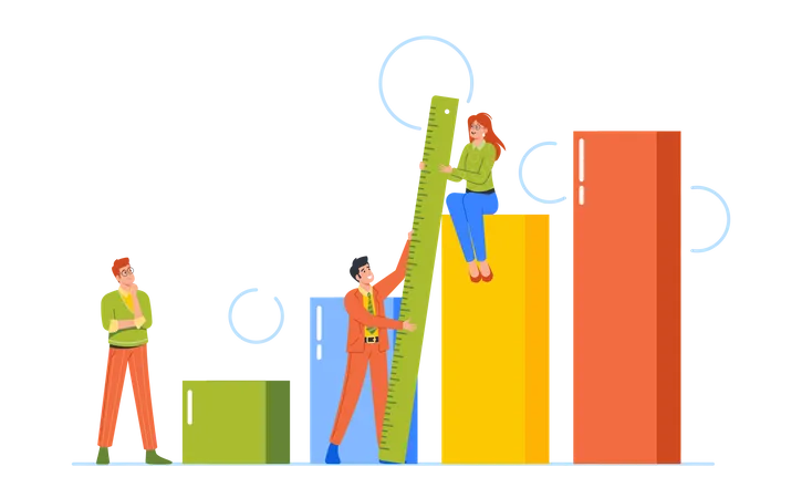 Kpi Key Performance Indicator To Evaluate Success  Illustration