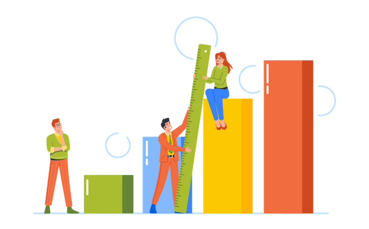 Kpi Key Performance Indicator To Evaluate Success  Illustration