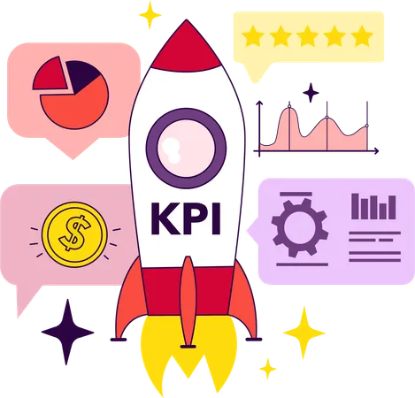 Kpi startup and analysis  Illustration