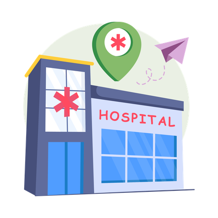 Krankenhaus  Illustration