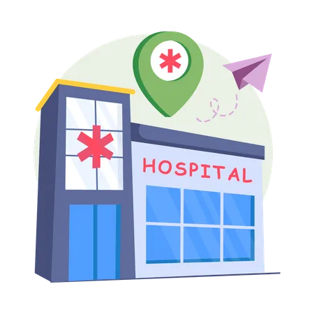 Krankenhaus  Illustration