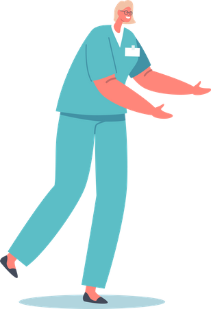 Krankenhauspersonal  Illustration