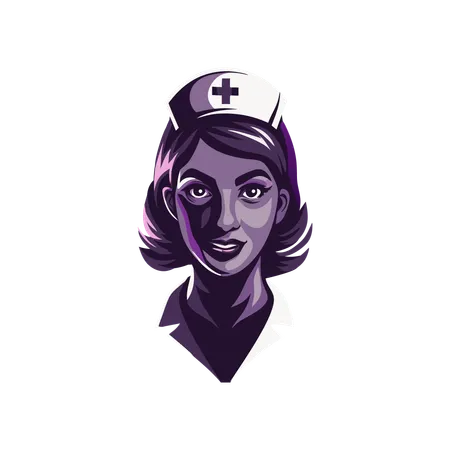 Männliche Krankenschwester  Illustration