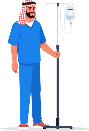 Männliche Krankenschwester  Illustration