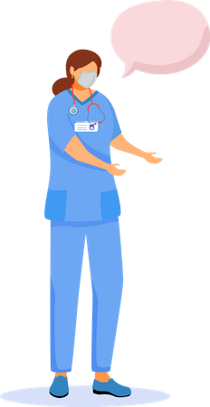 Krankenschwester  Illustration