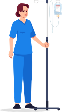 Krankenschwester  Illustration