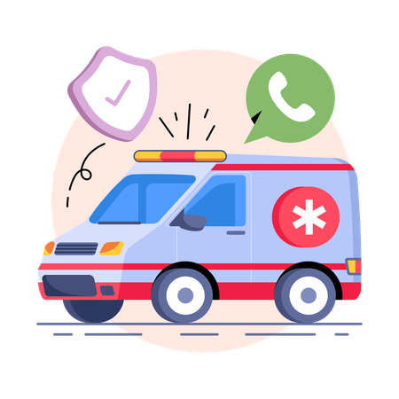 Krankenwagen  Illustration
