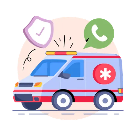 Krankenwagen  Illustration