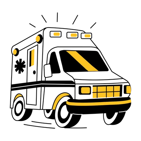 Krankenwagen  Illustration