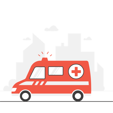 Krankenwagen  Illustration
