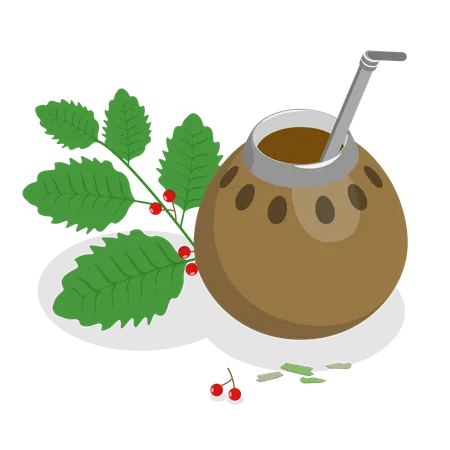 Kräutertee  Illustration