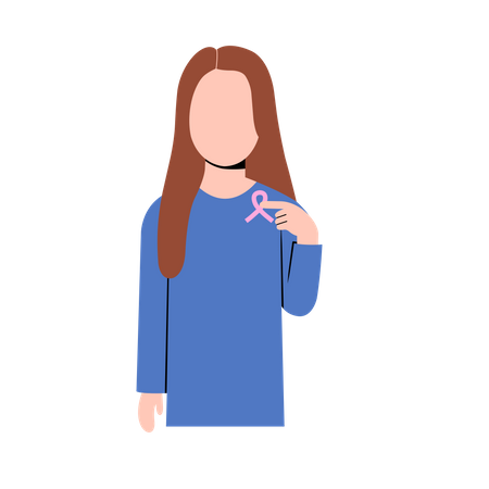 Krebsbewusstsein  Illustration