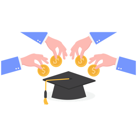 Kredit zur Finanzierung des Hochschulstudiums  Illustration