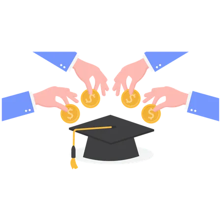 Kredit zur Finanzierung des Hochschulstudiums  Illustration