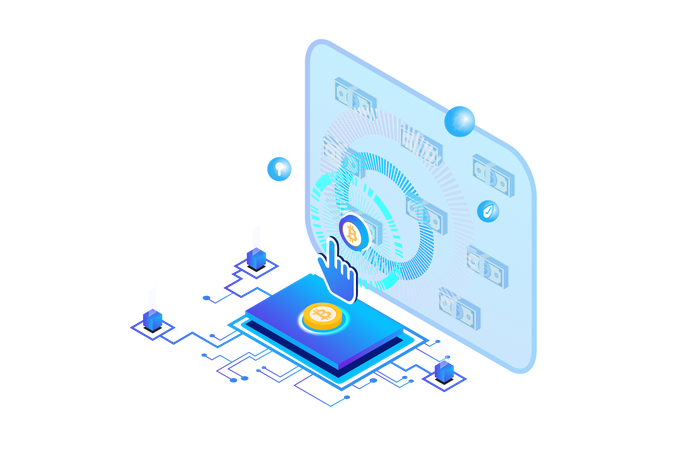 Kryptodatenanalyse  Illustration