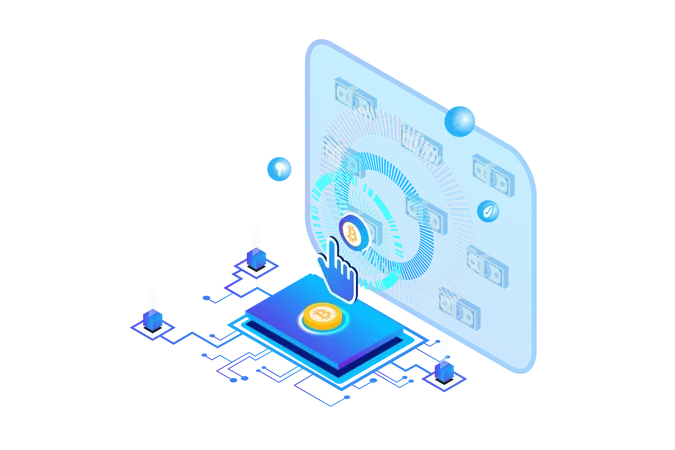 Kryptodatenanalyse  Illustration