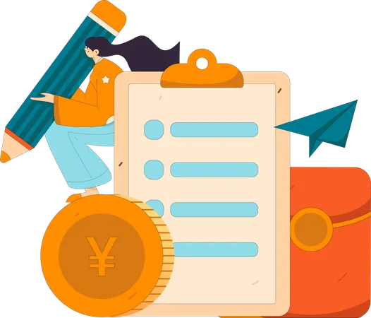 Kunde verlangt gute Leistungen vom Unternehmen  Illustration
