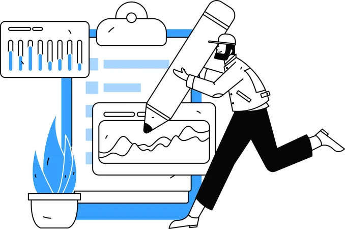 Kundenfeedbacksystem  Illustration